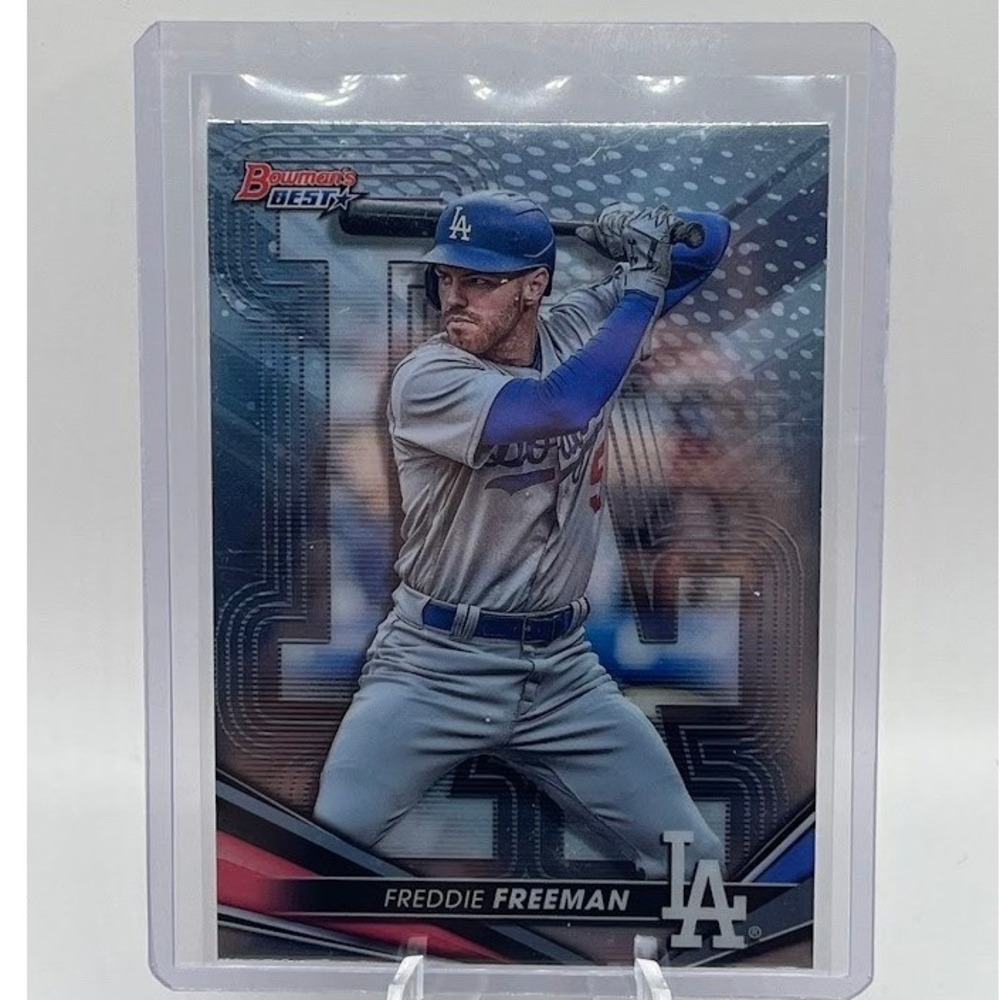 Freddie Freeman 2022 Bowman's Best 37 MLB Los Angeles Dodgers